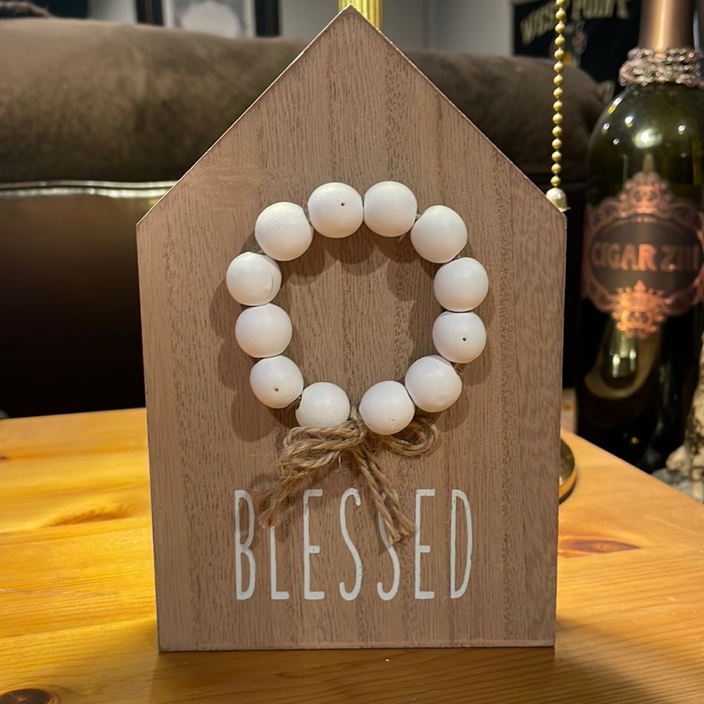 Blessed Home Decorative Shelf Accent NWT